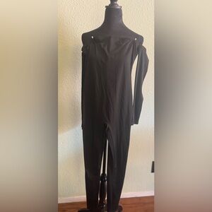 Black Long Sleeve Jumpsuit